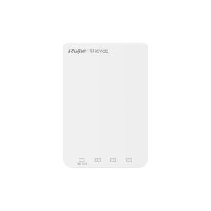 RG‑RAP1200(P) AC1300 Wall-Plate AP – 5×GbE Ports, MU‑MIMO, Cloud-Managed