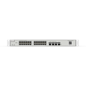 24-Port Gigabit PoE+ Cloud‑Managed Switch w/ 4×10G SFP+ – 370 W PoE Budget