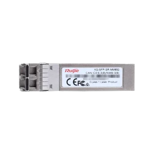 10 G SFP+ MMF Transceiver – 850 nm, 300 m (OM3) / 400 m (OM4), DOM Support
