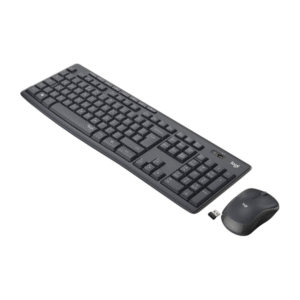 Logitech MK295 Silent Wireless Keyboard & Mouse Combo – English/Arabic Layout, Quiet Typing
