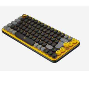 Logitech POP Keys Wireless Mechanical Keyboard – Blast Yellow Black/Yellow Edition
