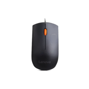 Lenovo 300 Wired USB Mouse – 1600 DPI, Ambidextrous Wired Design